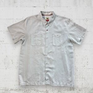 Toes On The Nose Men's Plaid Button Down Shirt Sz XL